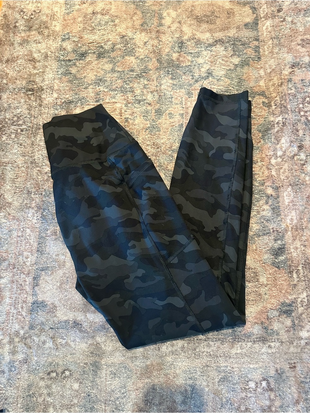 Black Camo High-Waisted Leggings